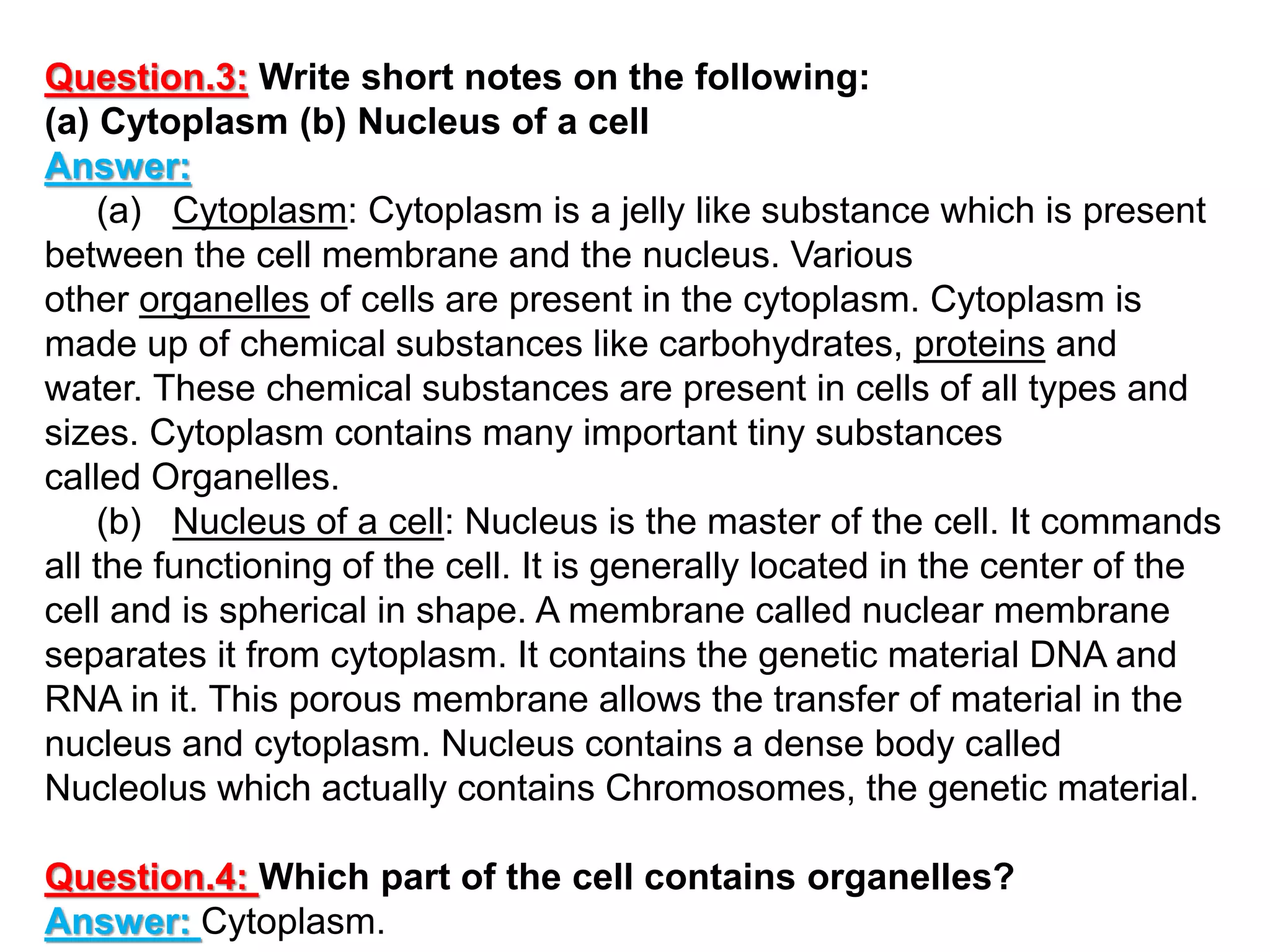 Cell structure and function for class 8 | PPTX