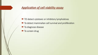 Comprehensive Overview of Cell Viability Assays and Their Applications ...