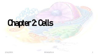 Chapter2:Cells
2/16/2023 BY.NIGATU.A 1
 