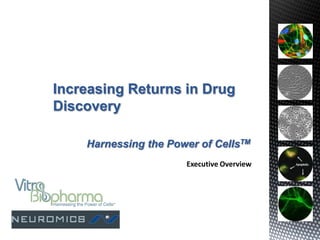 Increasing Returns in Drug
Discovery

    Harnessing the Power of CellsTM
                      Executive Overview
 