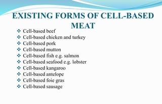 CELL-BASED MEAT (update on Lab-Grown Meat).pptx