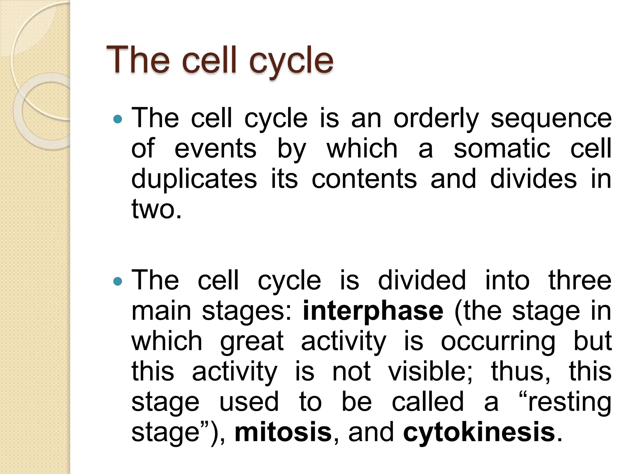 Presentation on the Cell, cell cycle.pptx