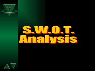 S.W.O.T. Analysis 