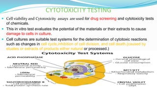 Application of in-vitro drug testing in animal cell culture | PDF