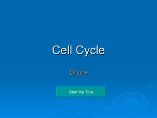Cell Cycle Bryce Start the Tour 
