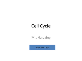 Cell Cycle Mr. Halpainy Start the Tour 