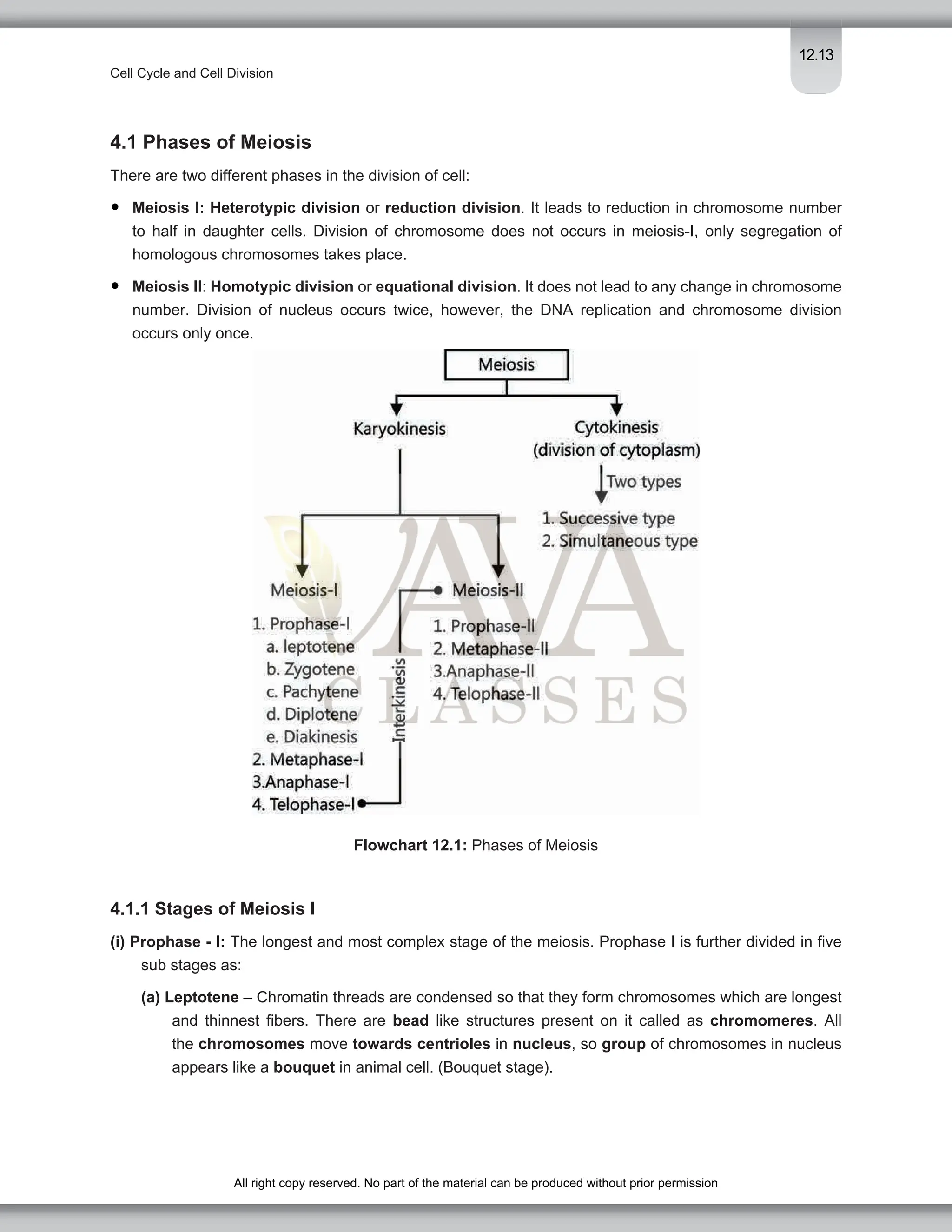Cell Cycle and Cell Division Class 11 Important Notes for NEET Biology ...