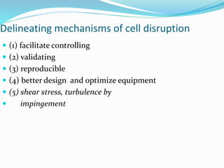 Cell distruption | PPTX