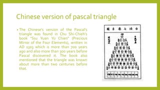 Cell division and pascal triangle | PPTX