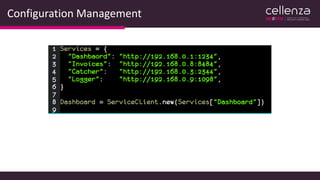 Configuration Management
 