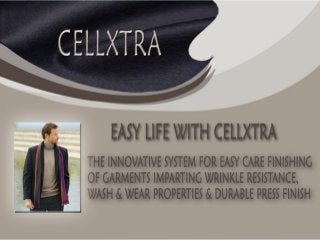 CELLEXTRA.Wrinkle free system for cotton garments