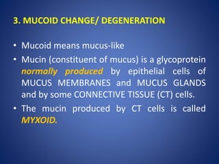 Mucoyd Cell injury | PPTX