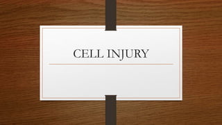 CELL INJURY
 