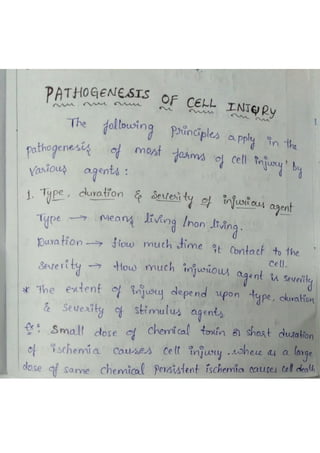 CELL INJURY - Pathogenesis & morphology.pdf