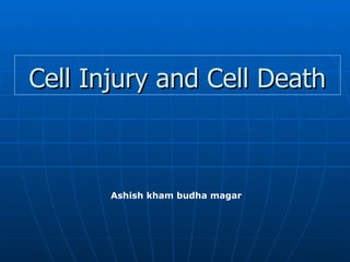 Cell Injury and Cell Death Ashish kham budha magar 