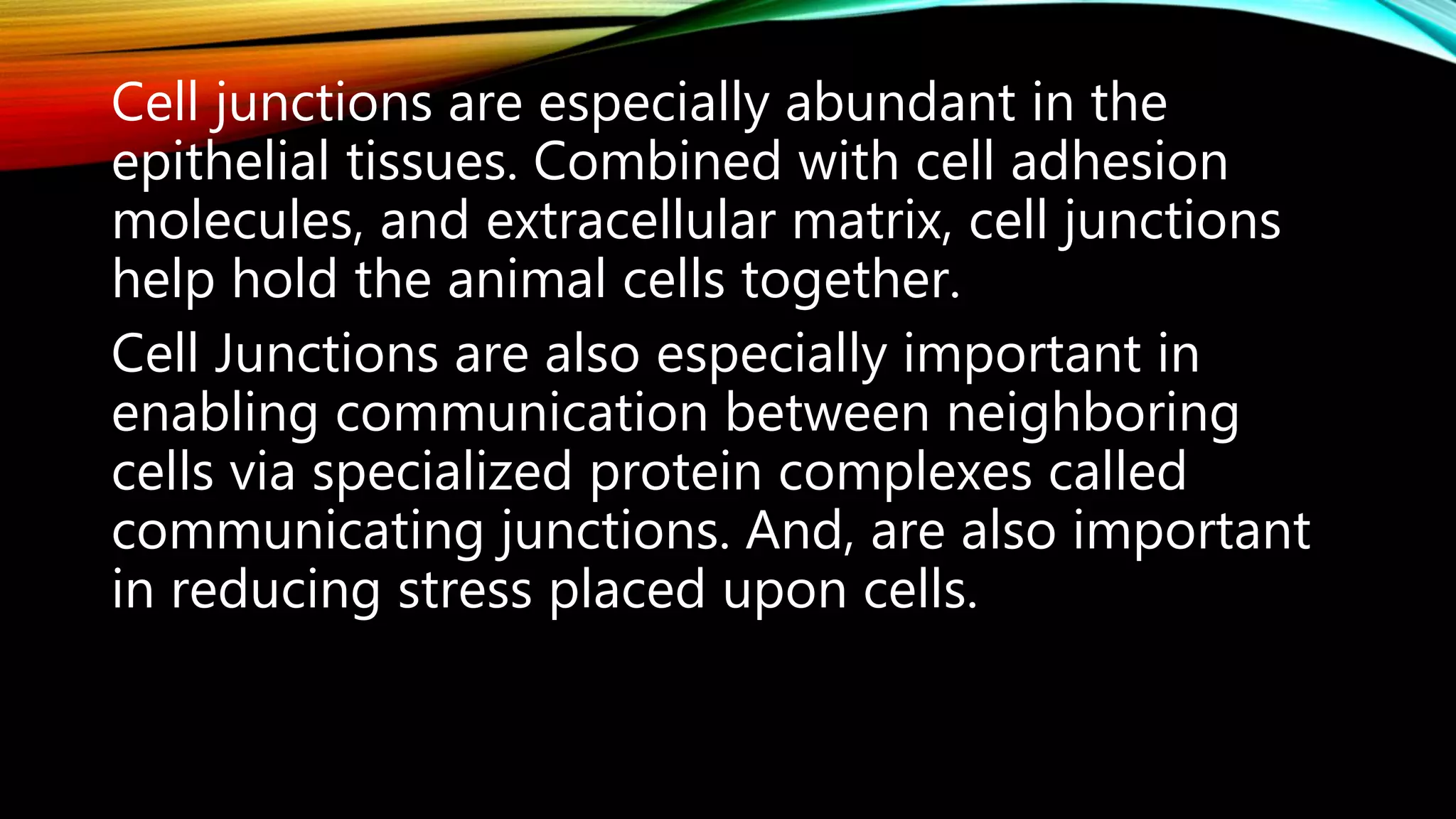 Cell junction | PPTX