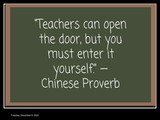 Tuesday, December 6, 2022
 