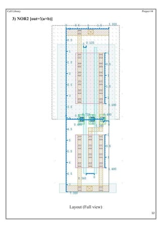 Standard cells library design | DOCX