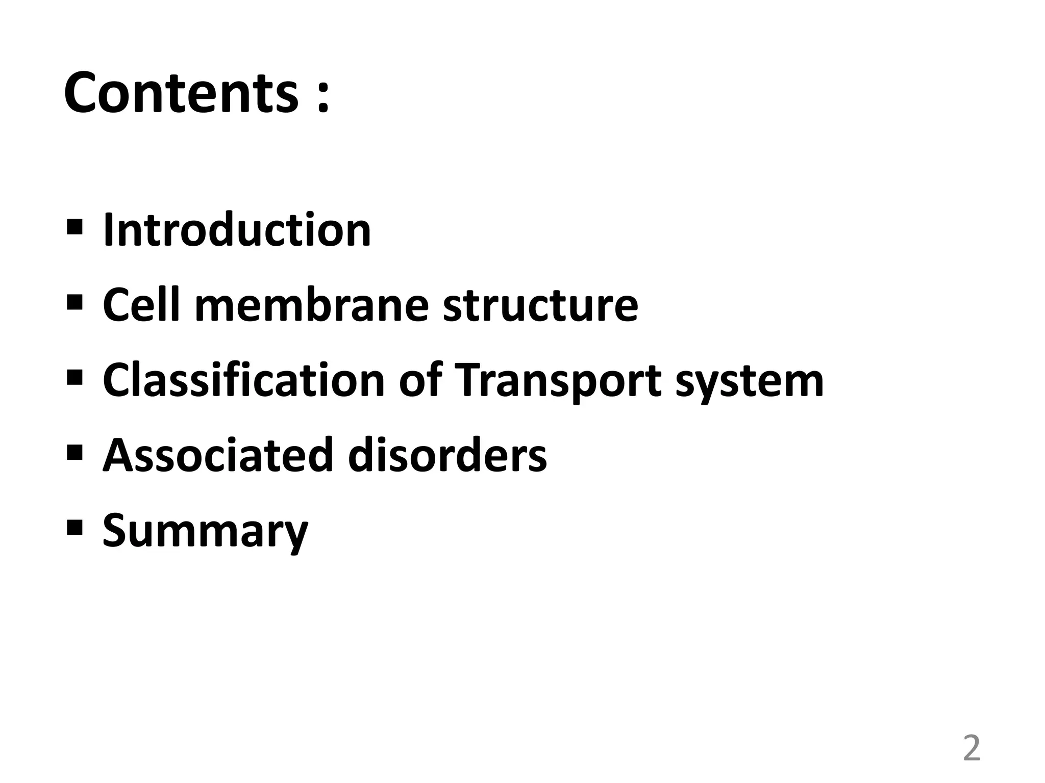 Cell membrane and transport | PPTX