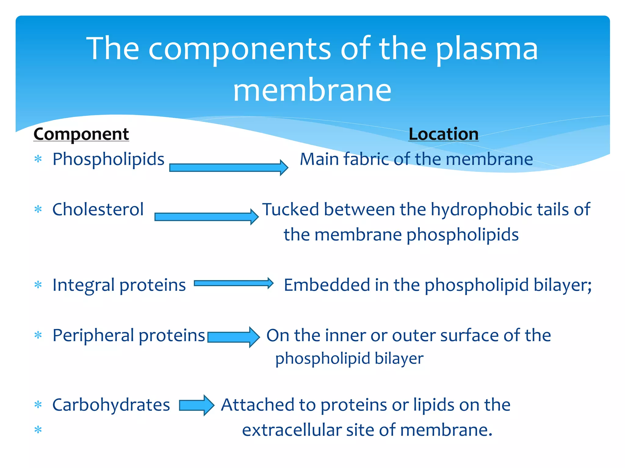 Cell membrane main 1 | PPTX