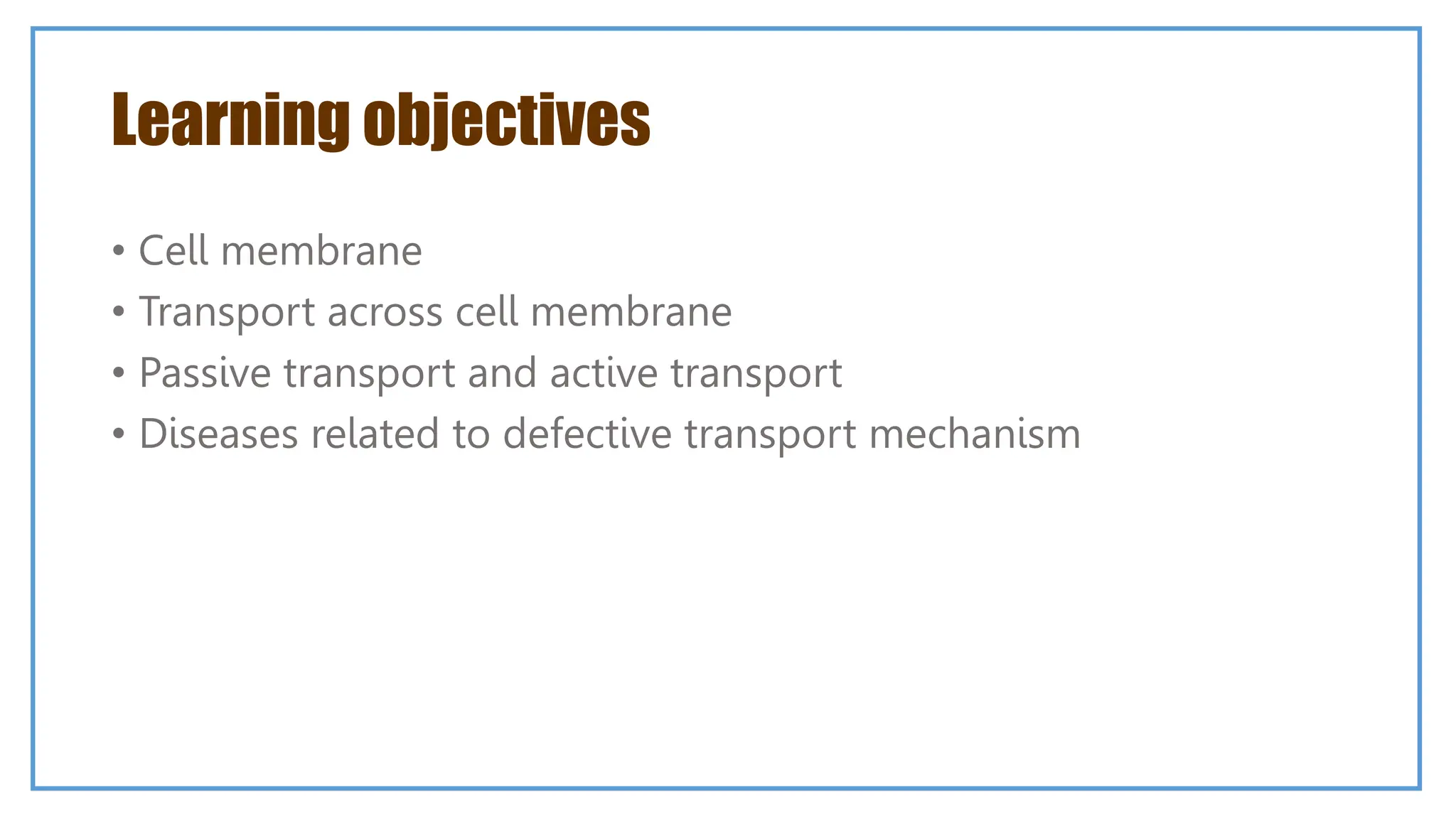 cell membrane transport mechanisms and related disorders ppt..pptx