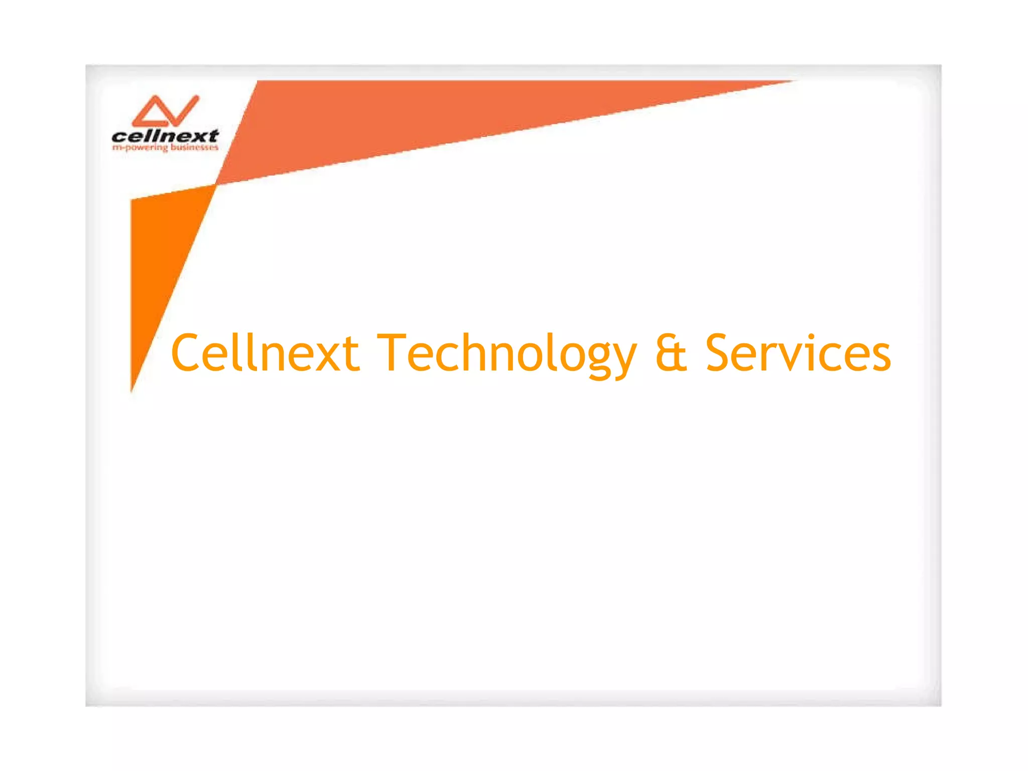 Cellnext Technology & Services 