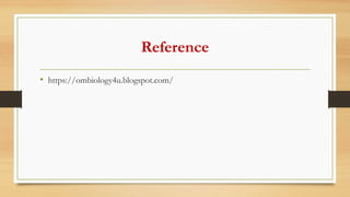 Reference
• https://ombiology4u.blogspot.com/
 