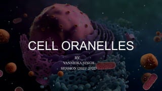 CELL ORANELLES
BY:
VANSHIKA SINGH
SESSION (2021- 2022)
 
