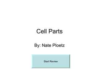 Cell Parts By: Nate Ploetz Start Review 