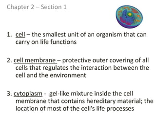 Cell partsgrade7 | PPTX