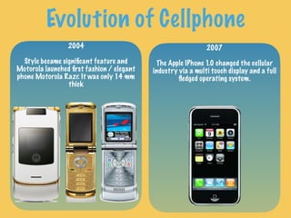 Evolution of Cell Phone and Tedrad Model | PDF