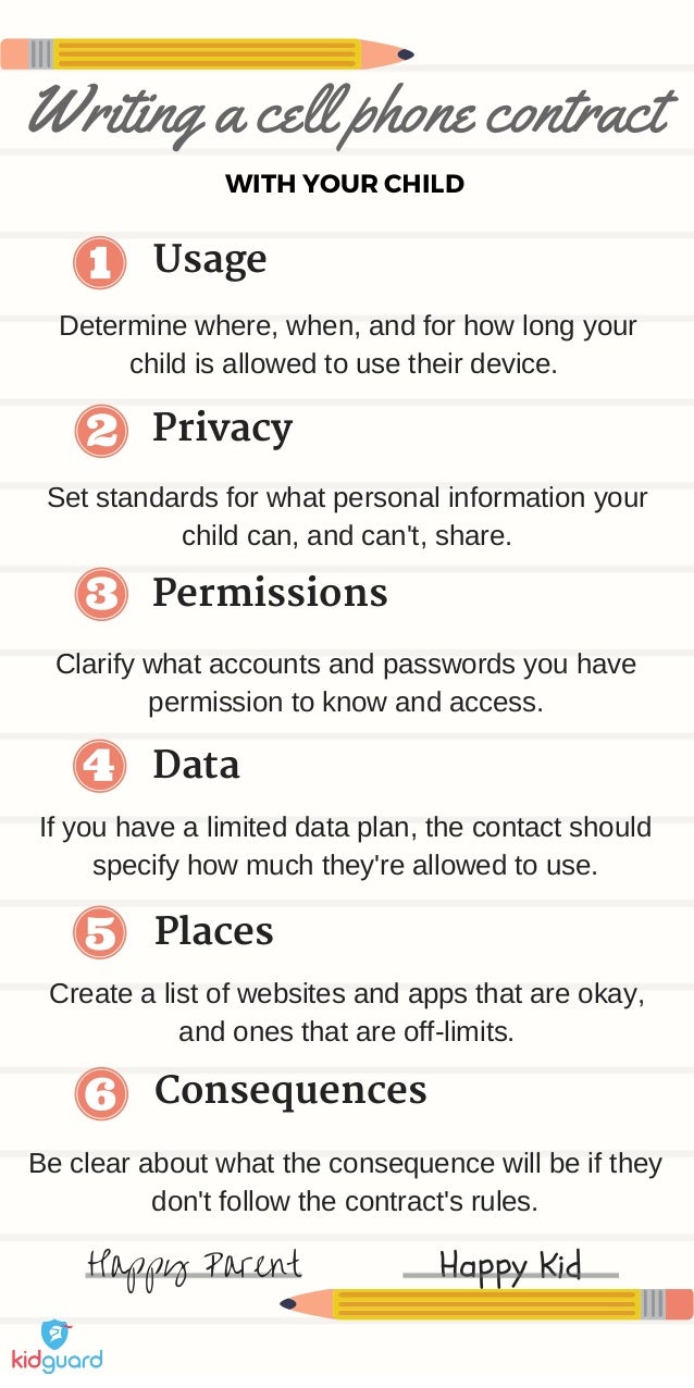 Writing A Cell Phone Contract With Your Child Writing A Cell Phone Contract With Your Child