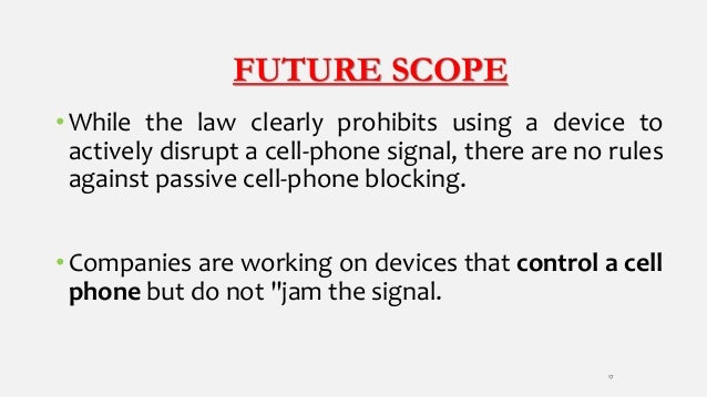 Cell jammer circuit - applications of mobile jammer circuit