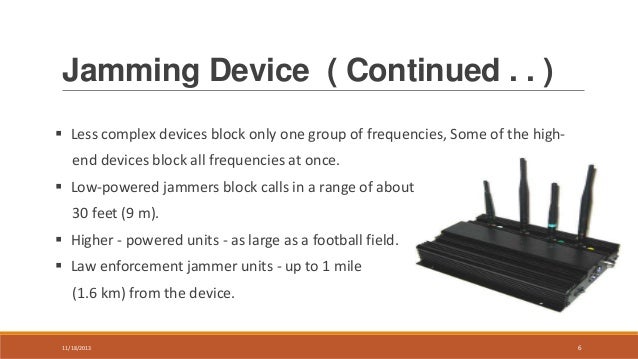 Cell Phone Jammer Sick of cell phones? Then jam them! - ppt video online  download