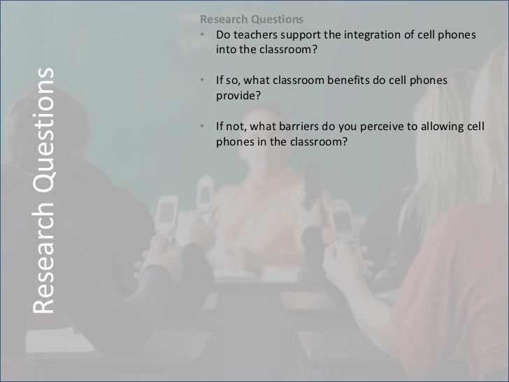 Cell phones in the classroom