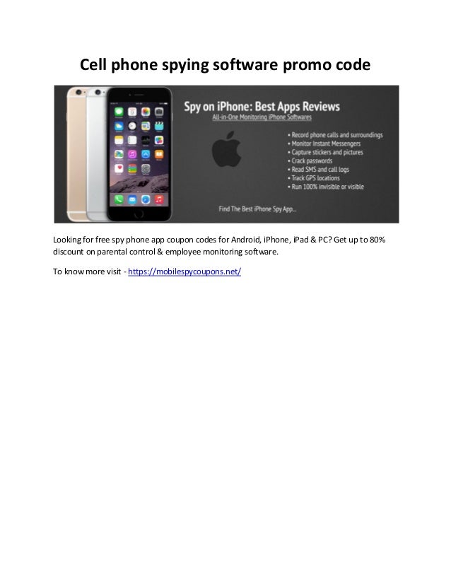 Cell Phone Spying Software Promo Code