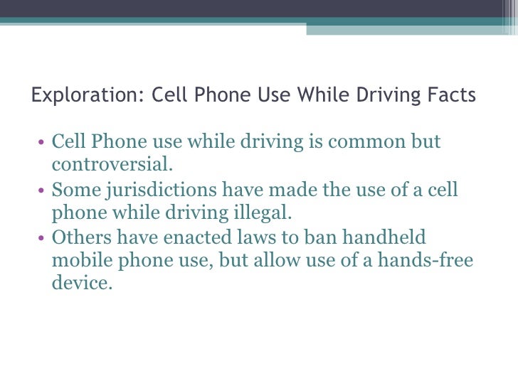 Cell phones and driving essay
