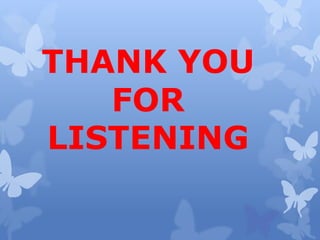 THANK YOU
FOR
LISTENING
 