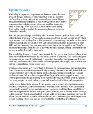 IBM’s Cell Processor : The next generation of computing? | PDF