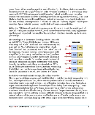 IBM’s Cell Processor : The next generation of computing? | PDF