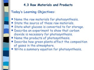 Cells And Photosynthesis | PPT