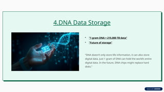 "Cells meet Codes: The Fusion of Biotechnology & Computer science" | PPTX