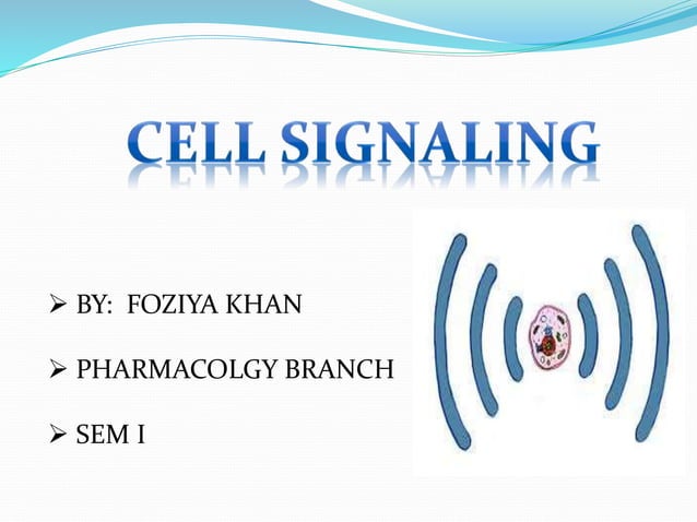 Cell signaling | PPT