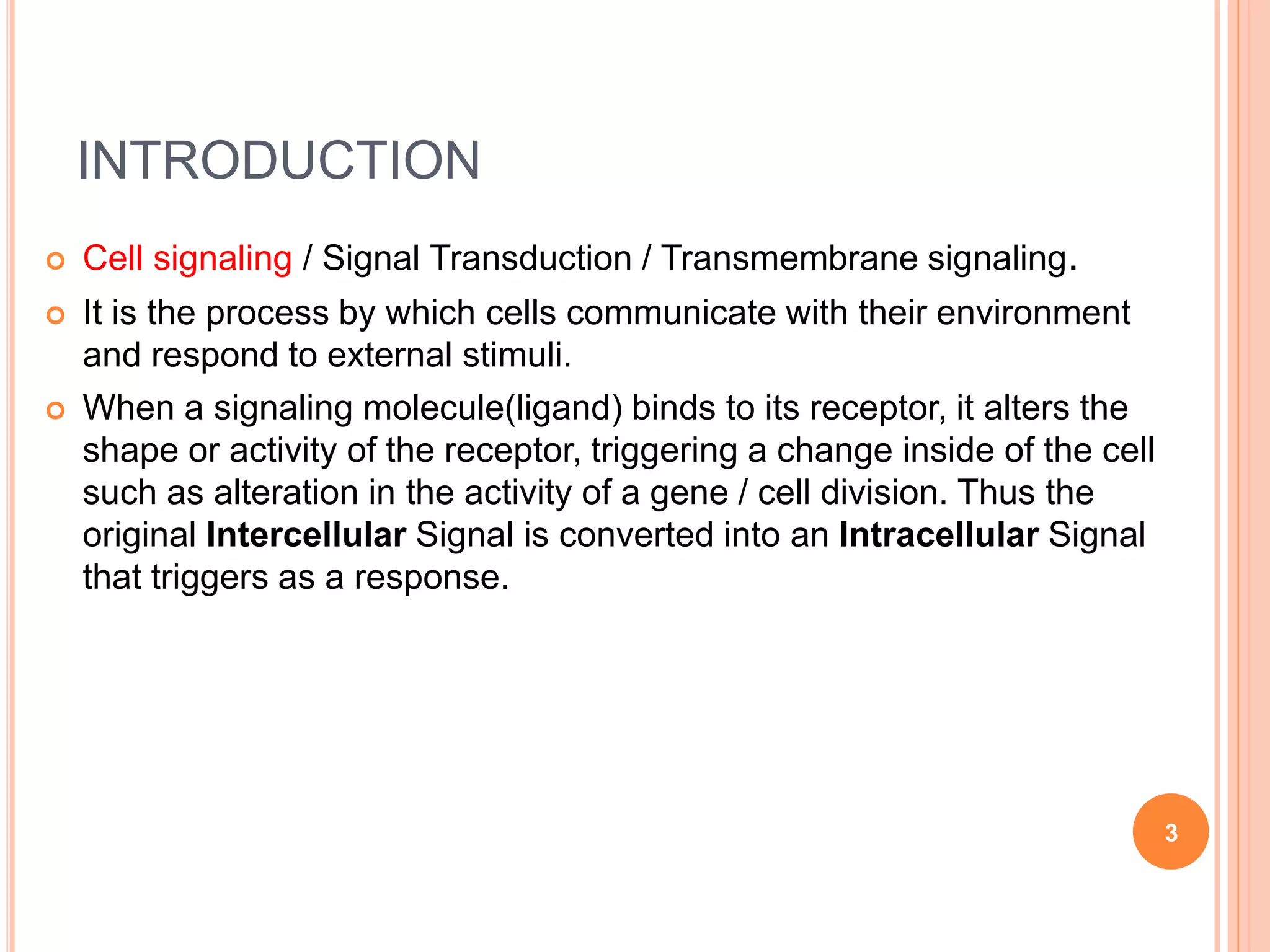 Cell signaling | PPTX