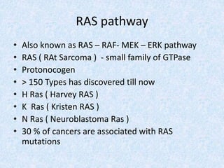 Signal Transduction in cancer | PPTX
