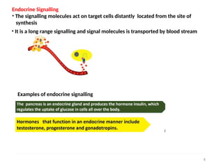 Comprehensive Overview of Cell Signalling Mechanisms and Pathways | PPTX