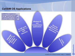 CellSIM OS Overview 1.0 | PDF | Operating Systems | Computer Software ...