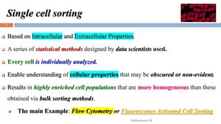 Cell Sorting Techniques | PPTX