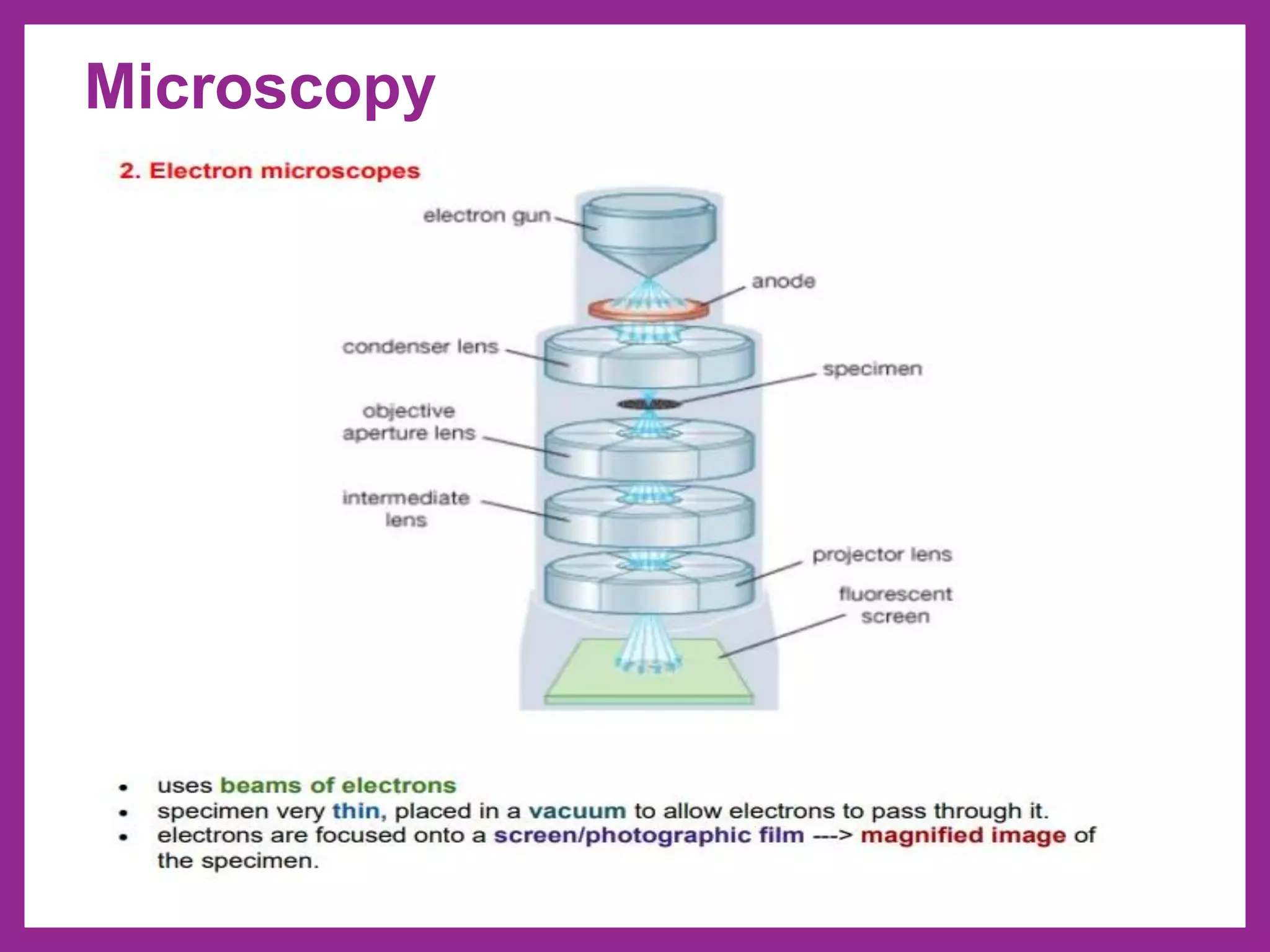 Microscopy
 