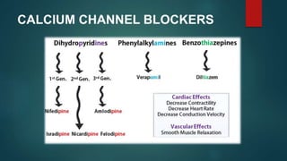 CALCIUM CHANNEL BLOCKERS
 